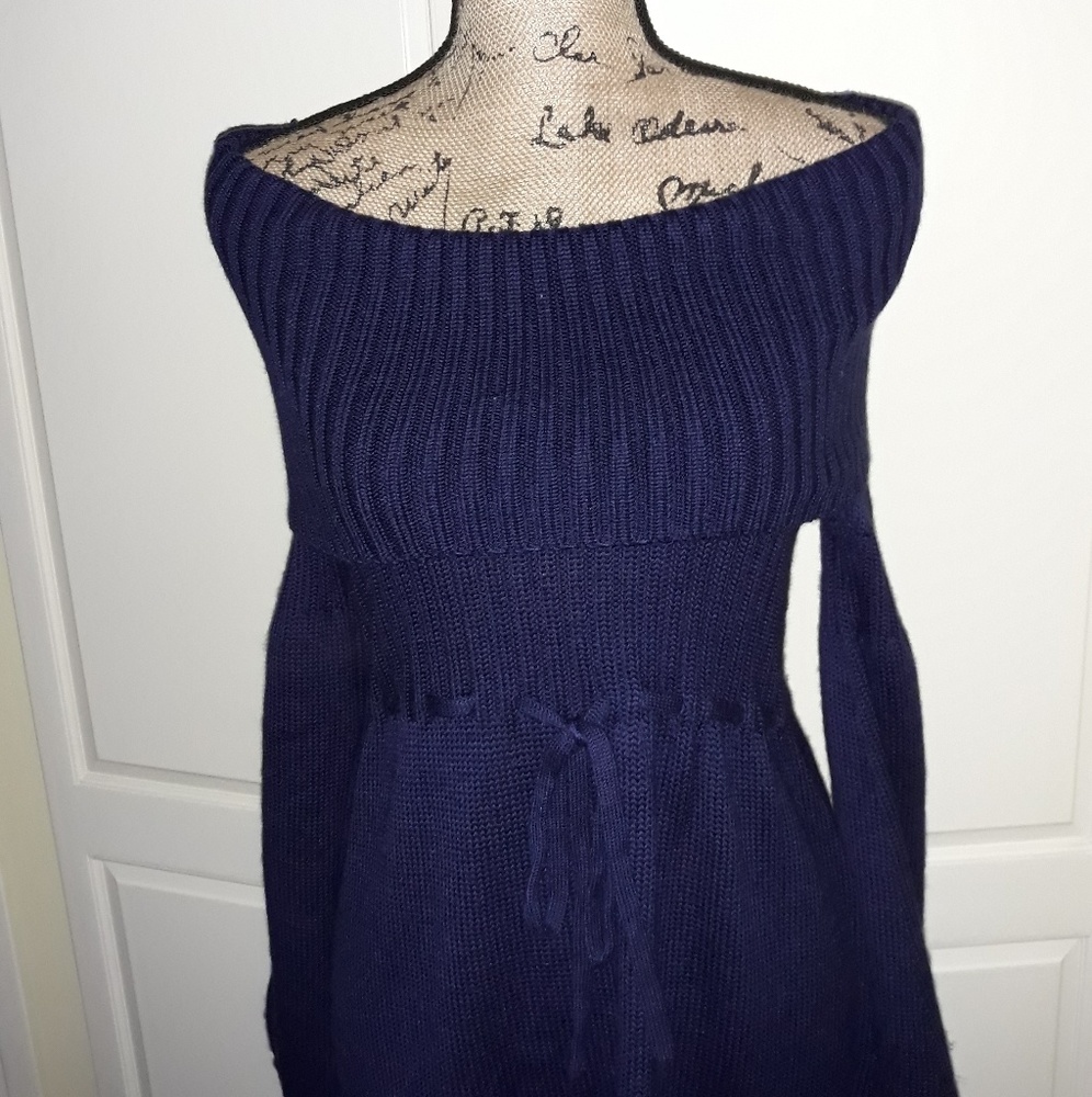 SALA Navy blue knitted Calvin Klein Dress